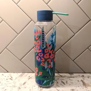 NEW Starbucks jungle leopard print water bottle (24fl oz /710ml)